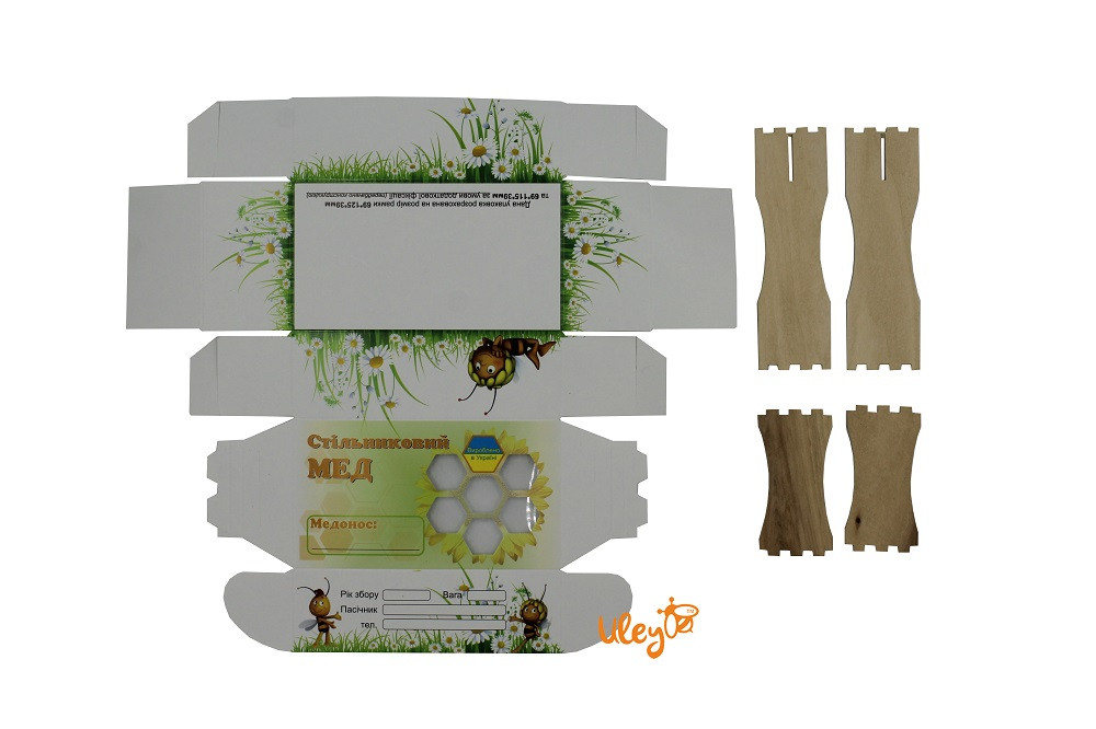 Коробки для Сотового мёда с мини рамками комплект 50шт. - фото 1 - id-p1107401675