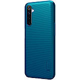 Nillkin Realme 6 Super Frosted Blue Shield Чохол Накладка Бампер, фото 5