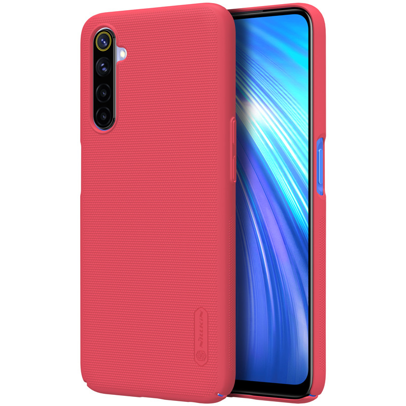 Nillkin Realme 6 Super Frosted Shield Red Чохол Накладка Бампер
