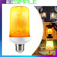 Лампа LED Flame Bulb А+, Лампочка с эффектом огня