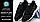 Зимові Кросівки Adidas ZX 750 чоловічі чорно-сині на хутрі, фото 7