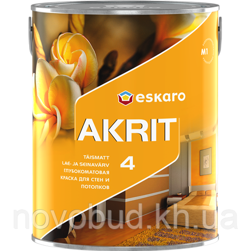 Фарба глубокоматовая ESKARO Akrit 4 0,95 л
