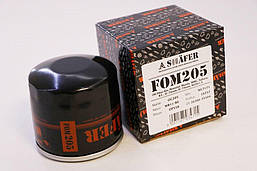 Фільтр масляний SHAFER FOM205 (SCT SM121) Kia, Hyundai, Mazda, MMC, Subaru, 83-, D=76mm, H=74mm, M20x1.5