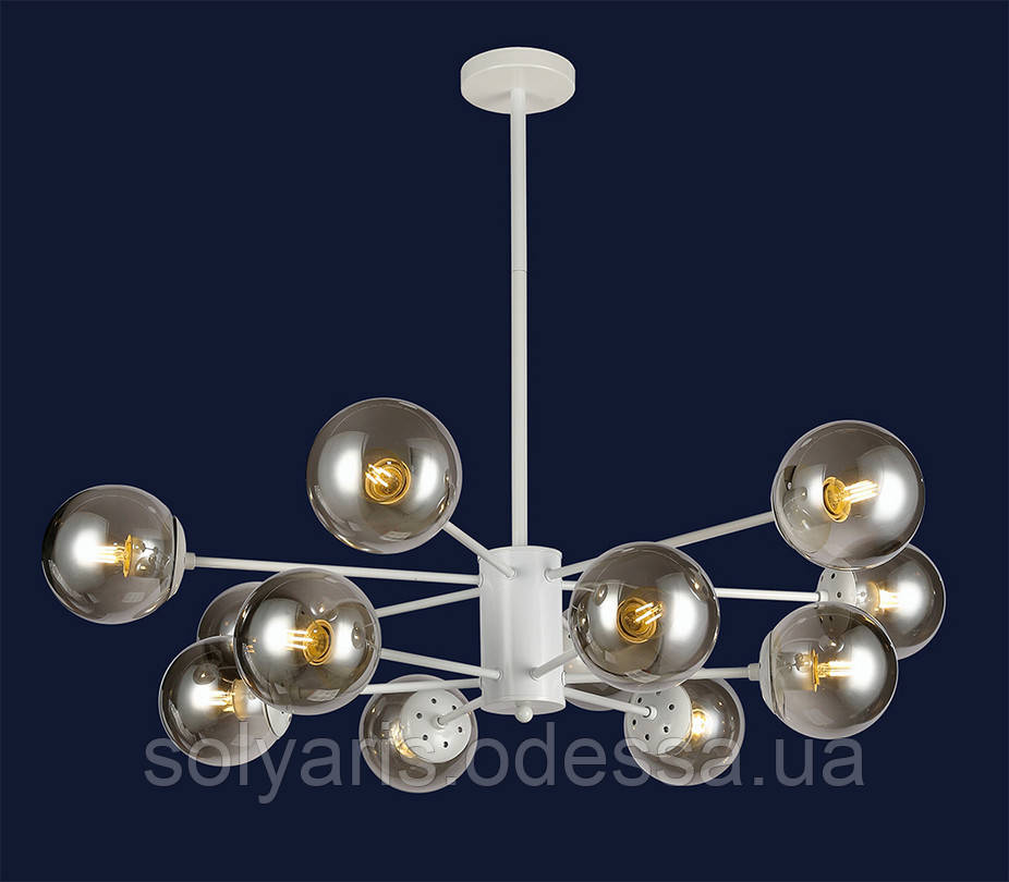 Люстра 7526033-12 WH+BK