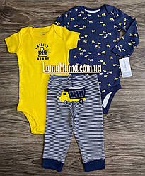 Комплект - 2 боді і штанці - Вантажівка Веселі попки Картерс