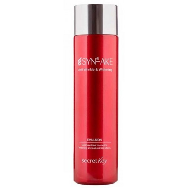Емульсія для обличчя зі зміїним пептидом Secret Key Syn-Ake Anti Wrinkle and Whitening Emulsion 150 мл