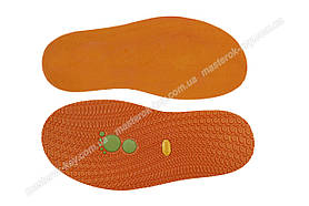 Підошва гумова "лаваш" BISSELL art.111 морквяний