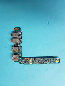 Плата з правої сторони з 2 USB і 2 виходи під навушники Розбирання ноутбука Sony Vaio PCG-3A1M / VGN-FZ38M