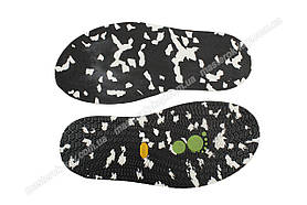 Підошва гумова "лаваш" BISSELL art.111 чорний з білим