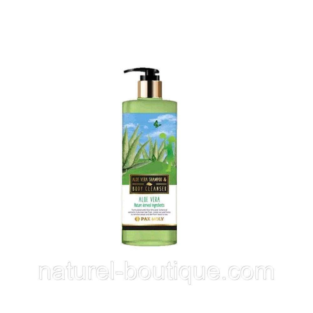 Шампунь-гель для волосся і тіла Pax Moly Aloe Vera
з екстрактом алое вера