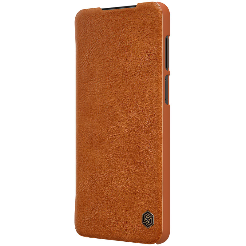 Nillkin Xiaomi Redmi Note 9 Pro/Note 9 Pro Max/Note 9S Qin leather Brown case Шкіряний Чохол Книжка, фото 1