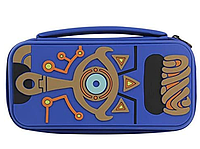 Чехол сумка оригинал Deluxe Zelda кейс для Nintendo Switch / OLED / Стекла Синий