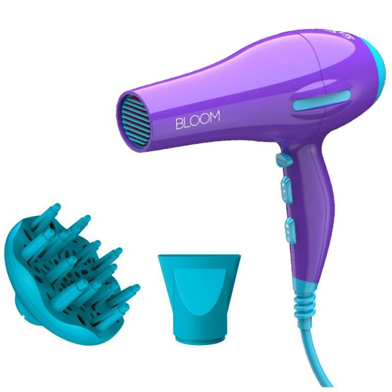Фен для волосся з іонізацією GAMA BLOOM FLOW ION PURPLE 2200W, фото 1