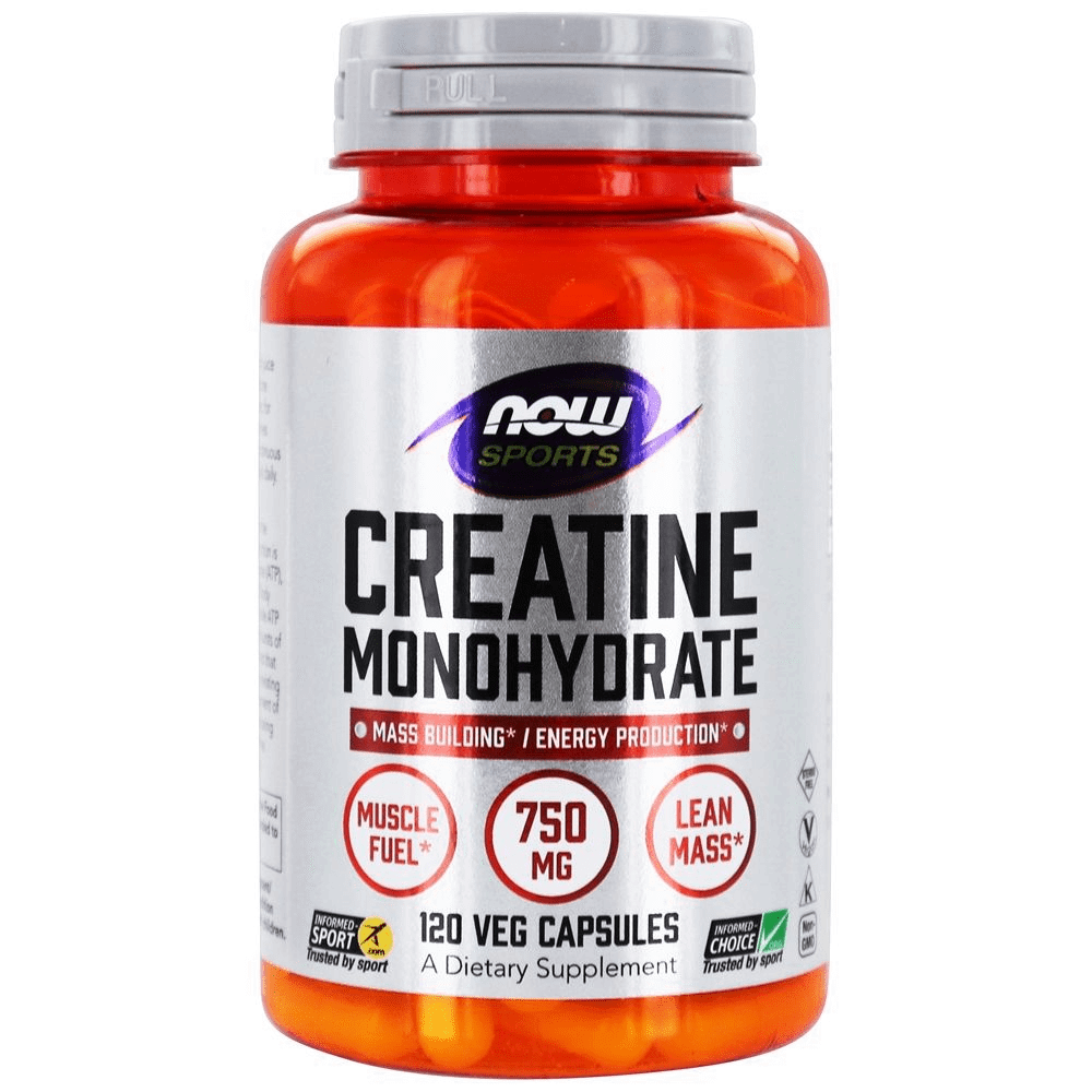 NOW Foods Creatine Monohydrate 750 мг 120 капсул