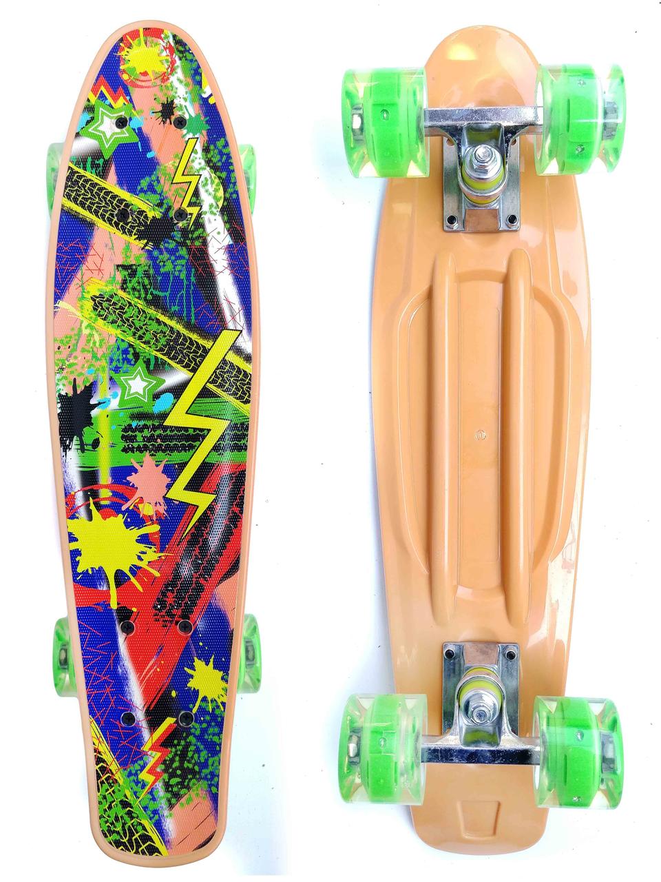 Барвистий дитячий пенні Penny Board скейт 881 від 5 років