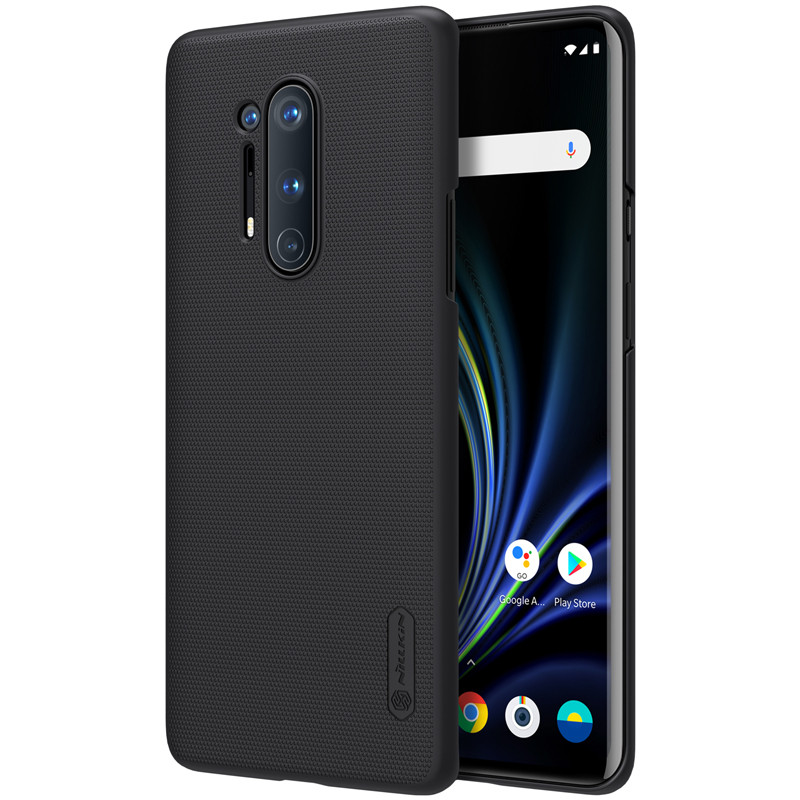 Nillkin Oneplus 8 Pro Super Frosted Shield Black Чохол Накладка Бампер, фото 1