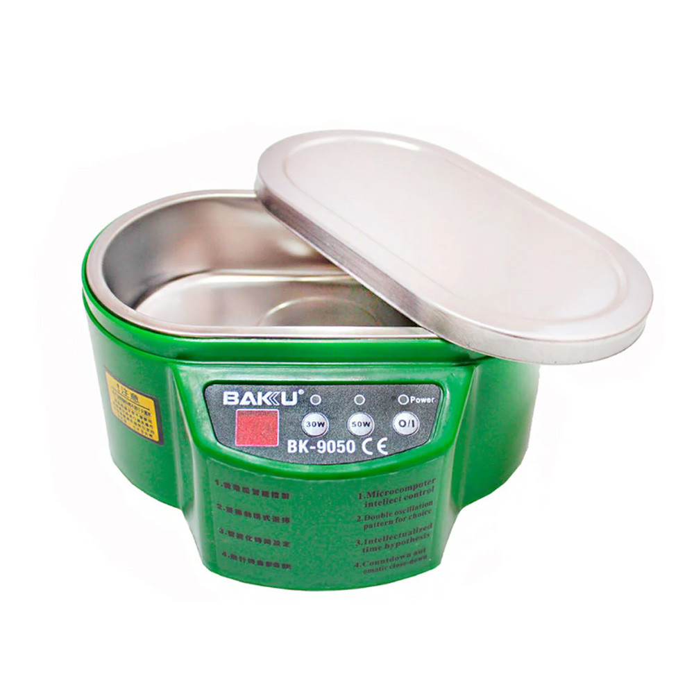 Ультразвукова мийка BAKU BK-9050 Два режими роботи, металева кришка 0,5 л