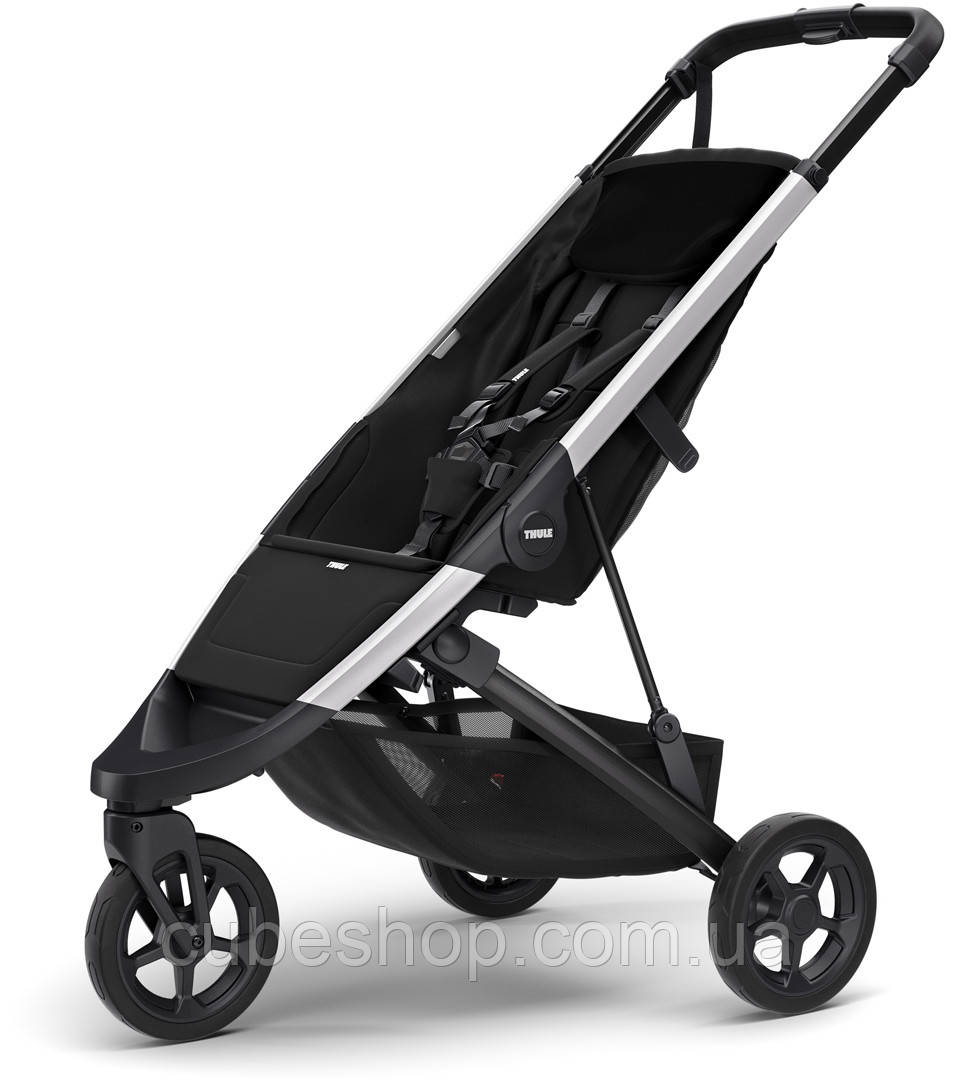 Дитяча коляска Thule Spring Stroller Aluminium (чорний-алюміній)