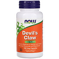 Дьявольский коготь NOW Foods "Devil's Claw" для здоровья суставов (100 капсул)