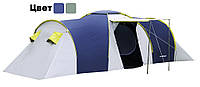 Велика туристична шестимісна намет Acamper NADIR 6 з тамбуром (для відпочинку та кемпінгу, 3000мм, вага 8кг)
