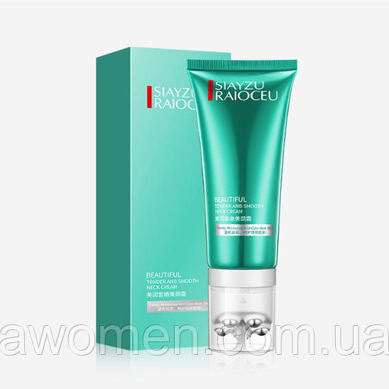 Крем для шиї Siayzu Raioceu Smooth Neck Cream з роликами 100 g, фото 1