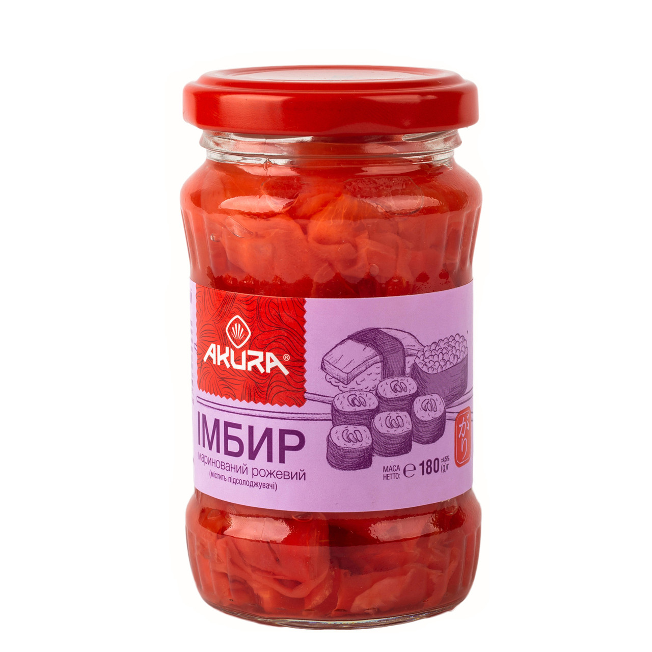 Імбир маринованій 180 г