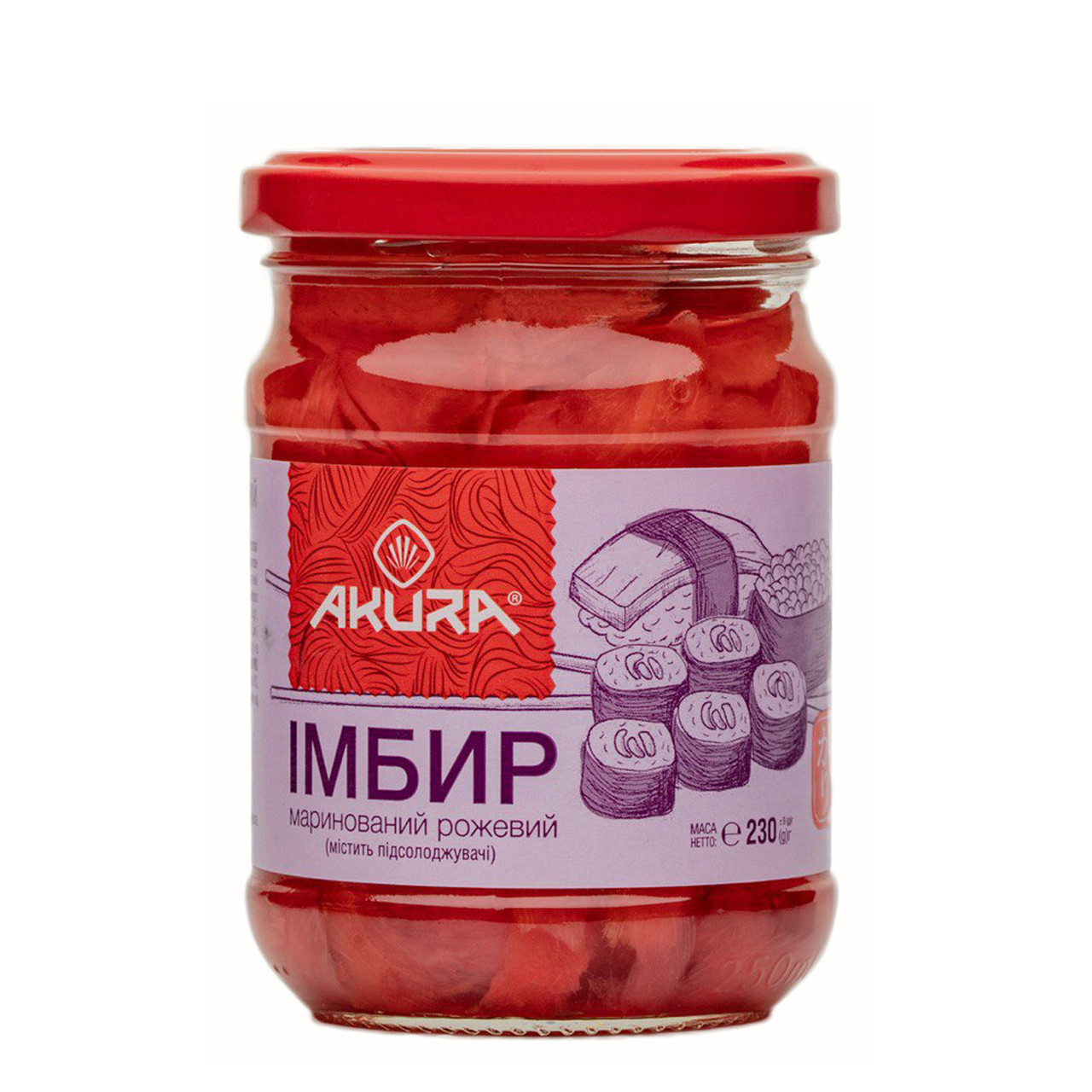 Імбир маринованій 230 г