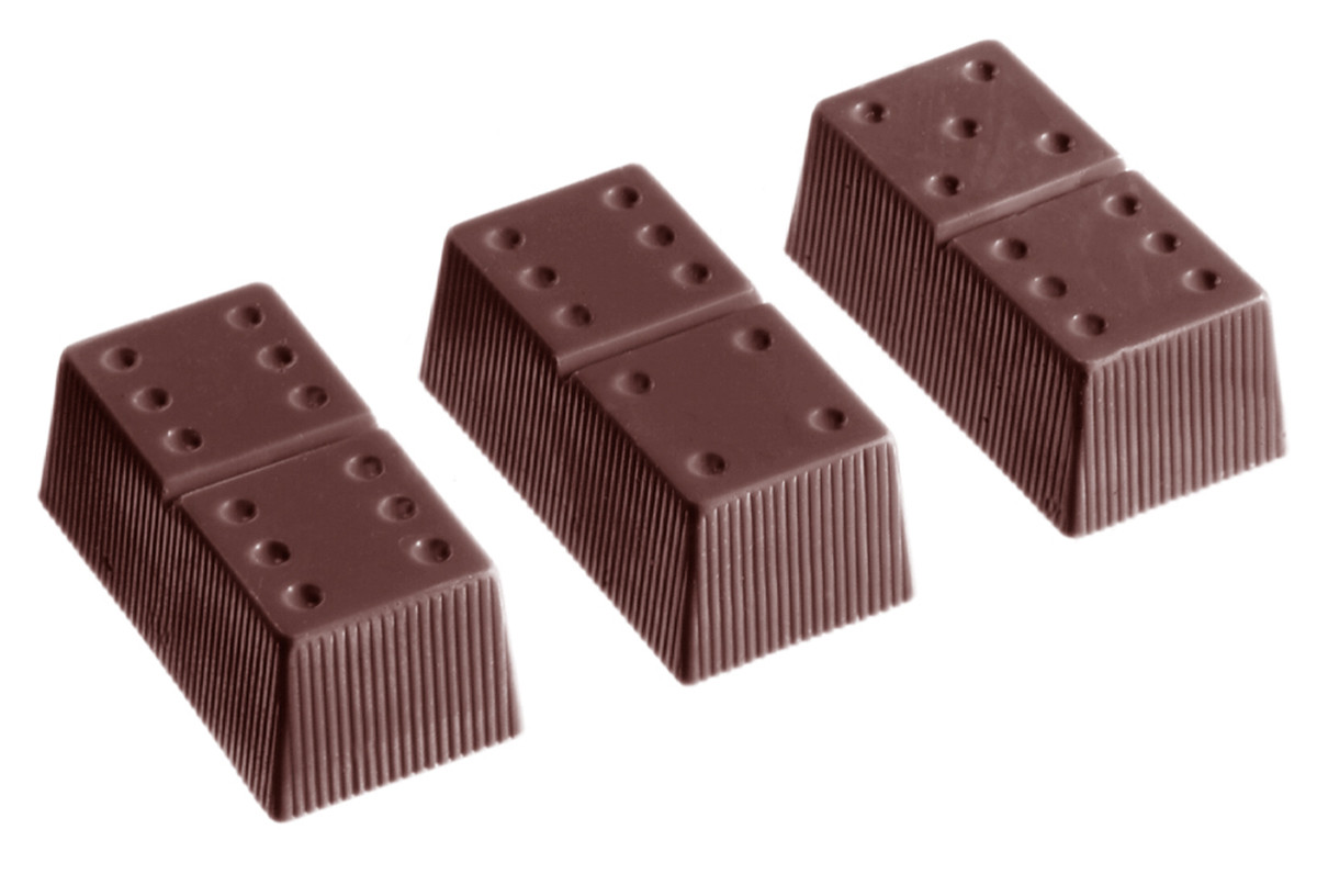 Форма для шоколаду Доміно 41x21x15 мм Chocolate World 1330 CW