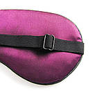 УЦІНКА! Маска для сну зі шовку Silenta Silk Сливовий (Передоплата), фото 4