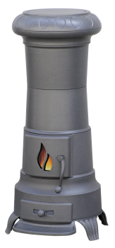 Піч PLAMEN JULIA Сірий графіт, фото 1