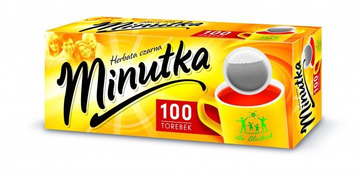 Чай чорний дрібнолистовий в пакетиках Minutka (100шт), Польща, фото 1