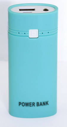 Зовнішній акумулятор розбірний Power Bank Case HQ-Tech для 2шт 18650 5V/1A Blue, фото 2