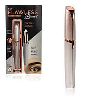 Женский тример для для придания формы бровей Flawless Brows розовый, эпилятор + депилятор для лица (VF)