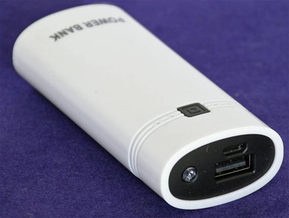 Зовнішній акумулятор розбірний Power Bank Case HQ-Tech для 2шт 18650 5V/1A White, фото 2