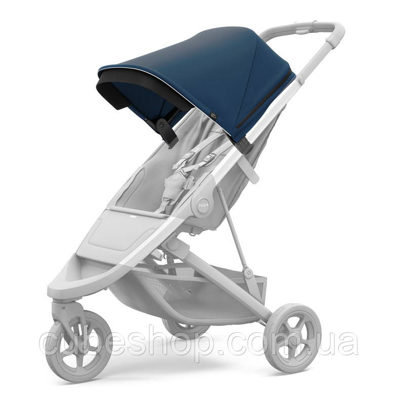 Козирок Thule Spring Canopy Majolica Blue (темно-сірий) для коляски Spring Stroller