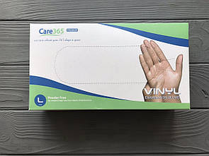 Рукавички вінілові L 100 шт