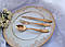 Вилка десертна Гладь Преміум, колір ЗОЛОТО, фото 4