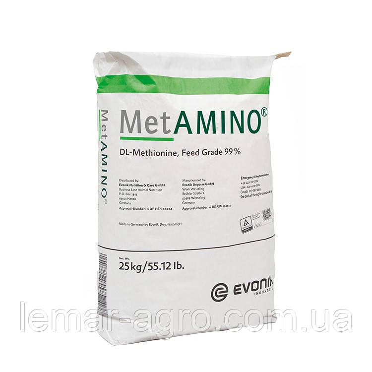 Амінокислота DL- Метіонін 99% кормовий Evonik
