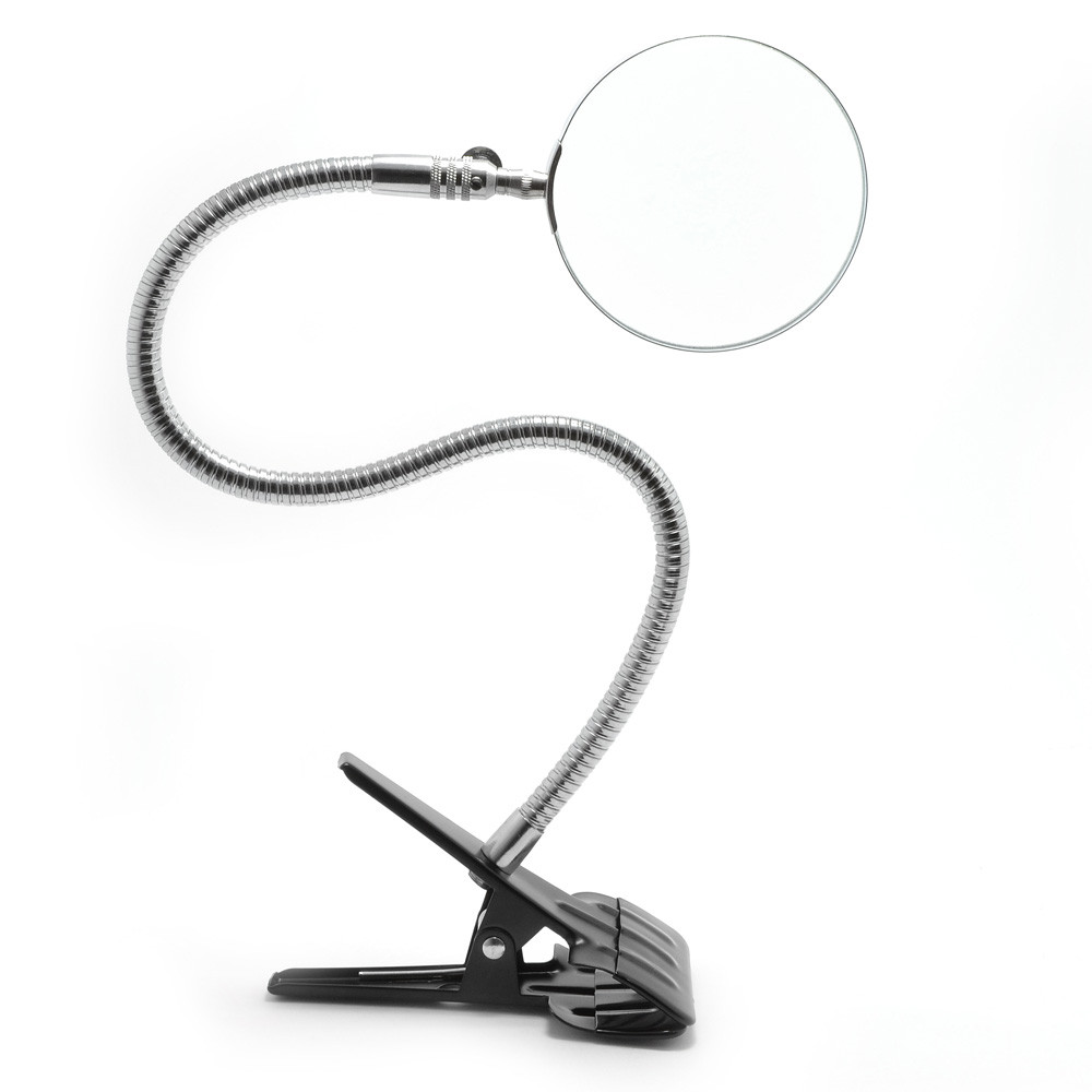 Лупа настільна Magnifier MG15120 90 мм, гнучкий тримач