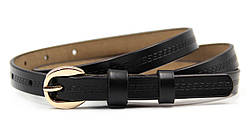 Ремінь Versace з натуральної шкіри вузький жіночий