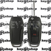 Корпус выкидного авто ключа для Ford F150, F250 (Форд Ф150, Ф250) 3+1 кнопки, лезвие HU101
