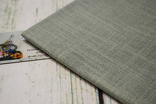 Тканина для вишивки Ubelhor EVA 4052, м'ятний/сіро-зелений - 28 каунт