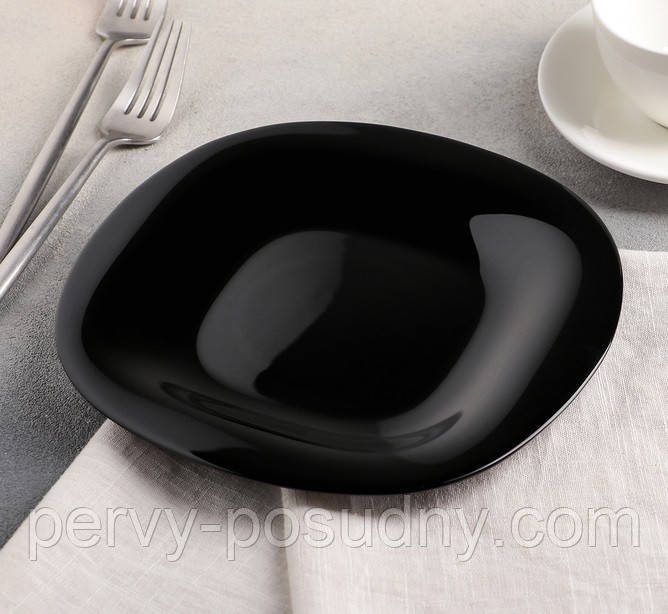 Набір десертних тарілок Luminarc Carine Black 6 штук 19 см L9816