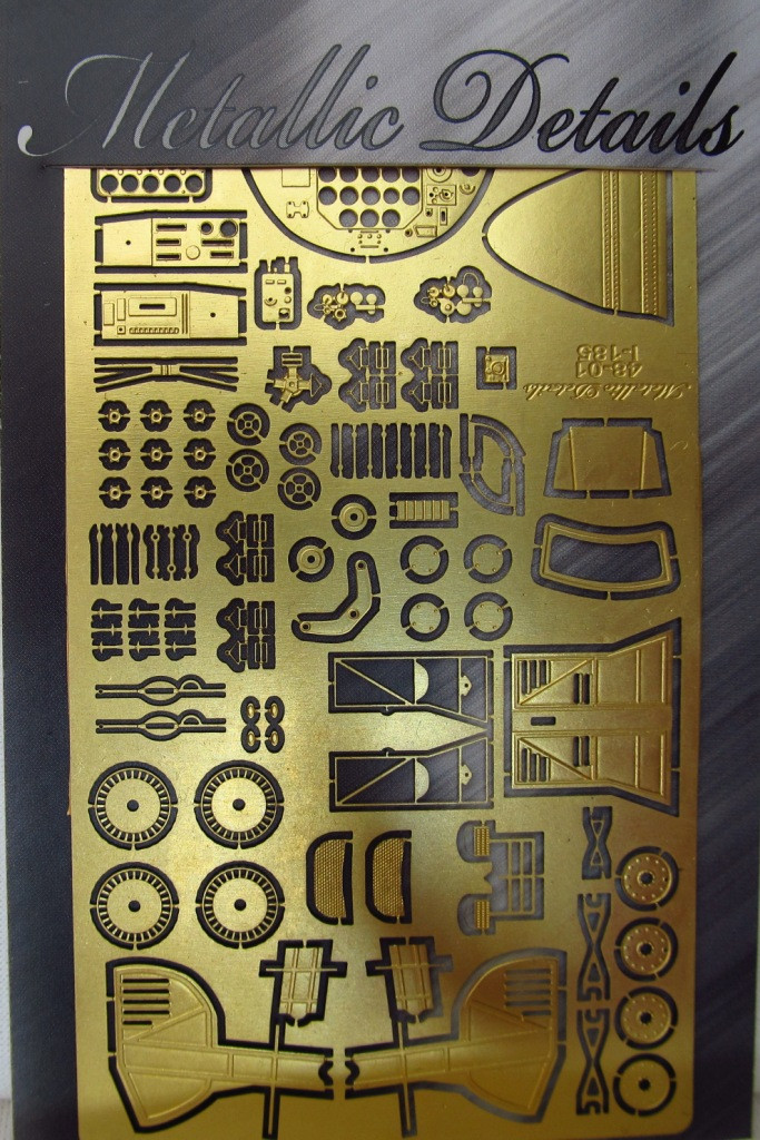 Набір фототравлення для літака І-185. 1/48 METALLIC DETAILS MD4801