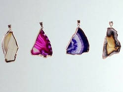 Кам'яний кулон жіночий оригінальний Агат