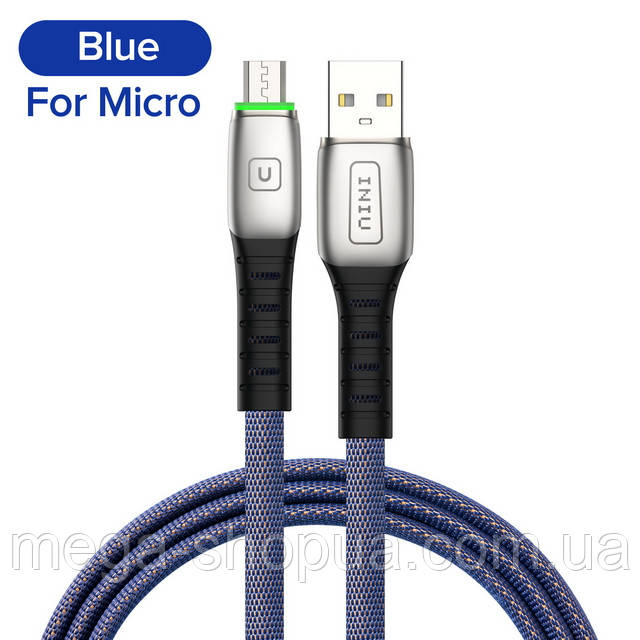 Кабель для швидкого заряджання телефону смартфона USB – micro USB 1м. Зарядний провід шнур microUSB мікро ЮСБ J4EB