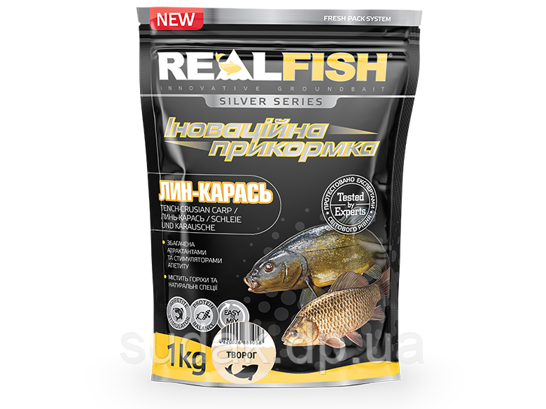 Прикорм Real Fish лінь карась сир