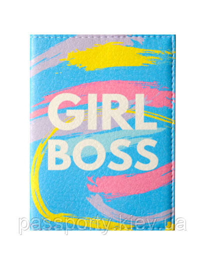 Обкладинка на паспорт Girl Boss