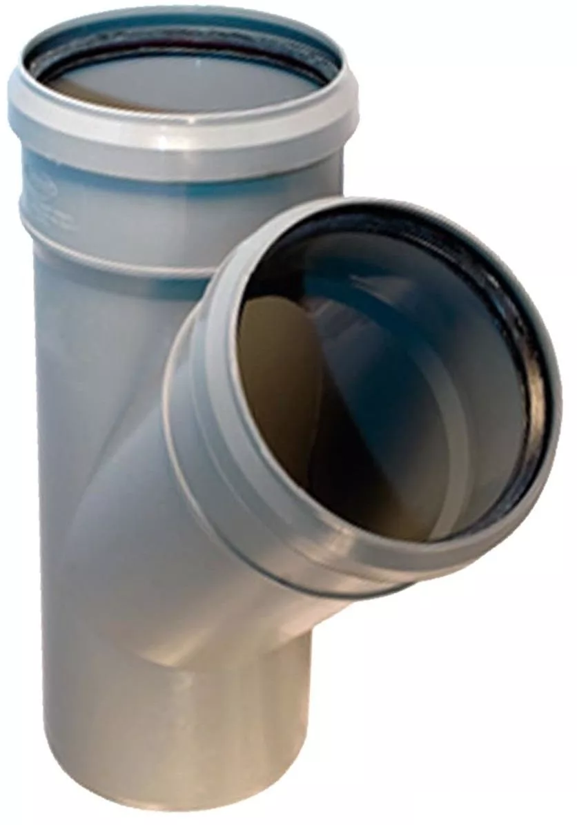 Трійник ПВХ 50/50/67, фото 1