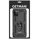 Ударостійкий чохол Serge Ring під магнітний тримач для Samsung Galaxy A71 2020 A715 синій, протиударний, фото 5